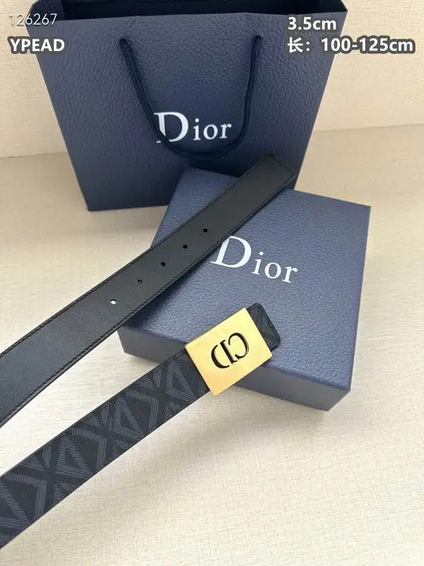 Dior belt 35mmX100-125cm 8L27